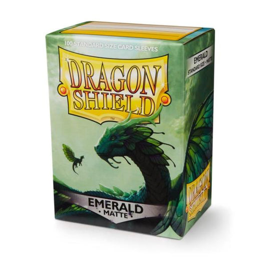 Dragon Shield Matte - Emerald (100 Standard Sleeves)