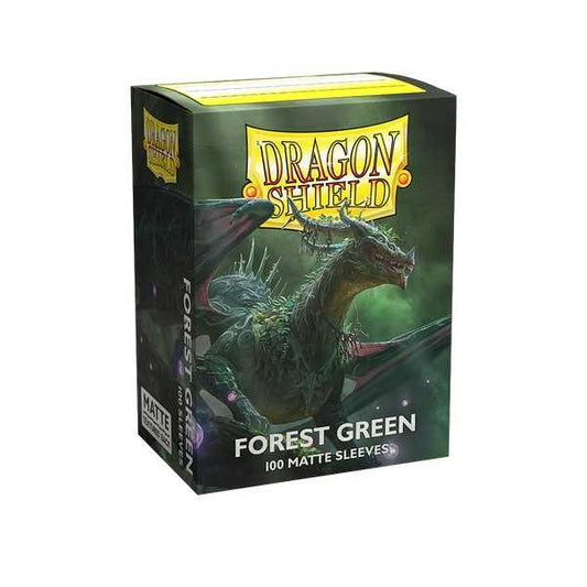 Dragon Shield Matte - Forest Green (100 Standard Sleeves)