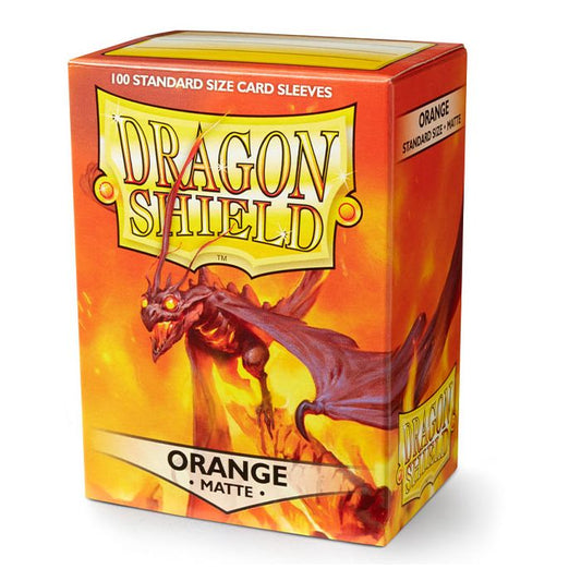 Dragon Shield Matte - Orange (100 Standard Sleeves)
