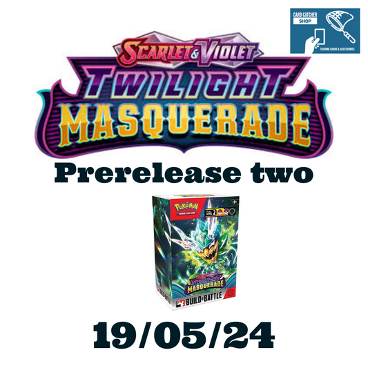 Pokemon TCG Playing Club: Twilight Masquerade Prerelease two 19/05/24