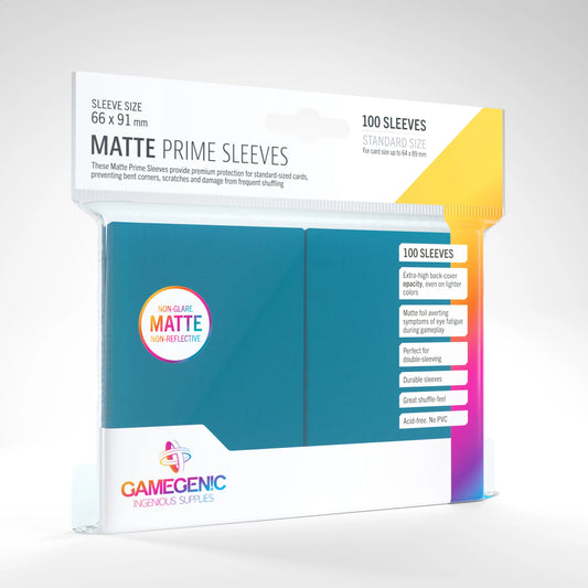 Gamegenic Matte Prime Sleeves - Blue (100)