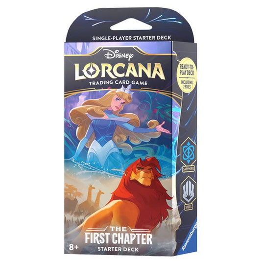 Disney Lorcana: The First Chapter Starter Deck - Aurora & Simba (Sapphire & Steel)