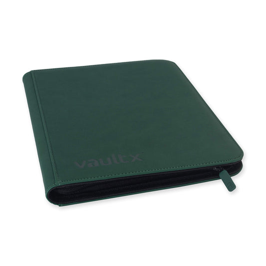Vault X 9-Pocket Exo-Tech Zip Binder - Forest Green