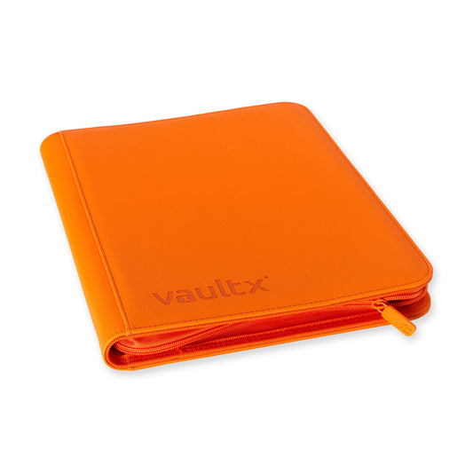 Vault X 9-Pocket Exo-Tech Zip Binder - Just Orange