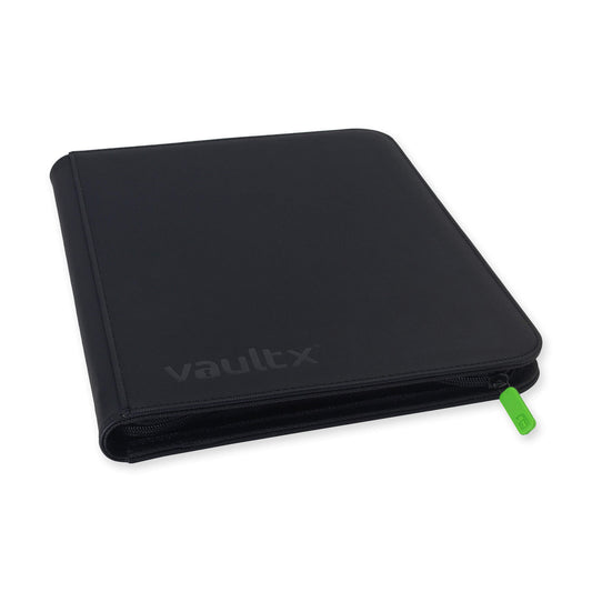 Vault X 9-Pocket Exo-Tech Zip Binder - Signature Black