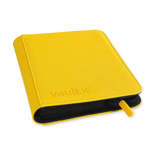 Vault X 9-Pocket Exo-Tech Zip Binder - Sunrise Yellow