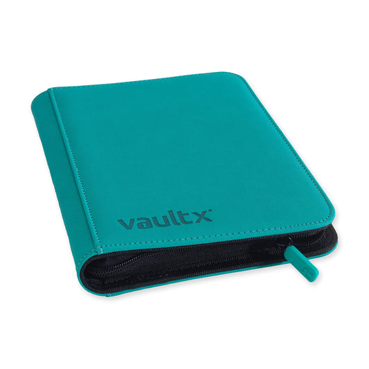 Vault X 4-Pocket Exo-Tech Zip Binder - Ocean Blue