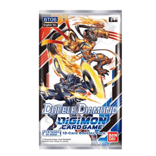 Digimon Card Game: Booster- Double Diamond BT06 Booster Pack