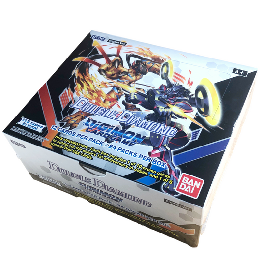 Digimon Card Game: Booster- Double Diamond BT06 Booster Box - 1st Anniversary Edition