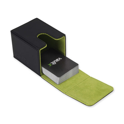 Vault X Exo-Tech Toploading Deck Box 80+- Black (Electric Green Interior)