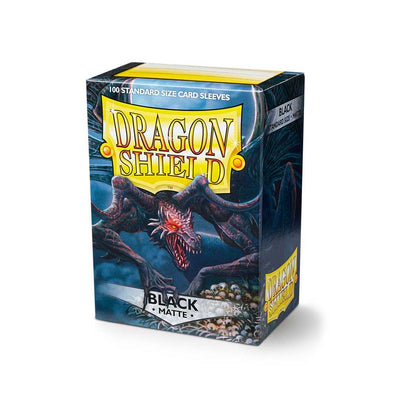 Dragon Shield Matte - Black (100 Standard Sleeves)