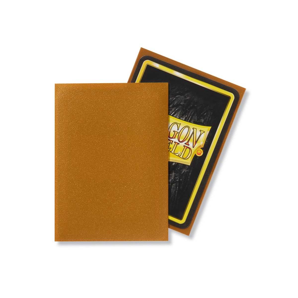 Dragon Shield Matte - Gold (100 Standard Sleeves)