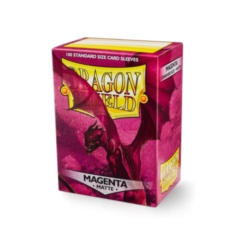 Dragon Shield Matte - Magenta (100 Standard Sleeves)