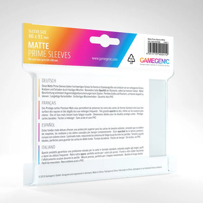 Gamegenic Matte Prime Sleeves - White (100)