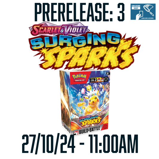 Pokemon TCG Playing Club: Surging Sparks Pre-release Three 27/10/24 - 11:00pm Start