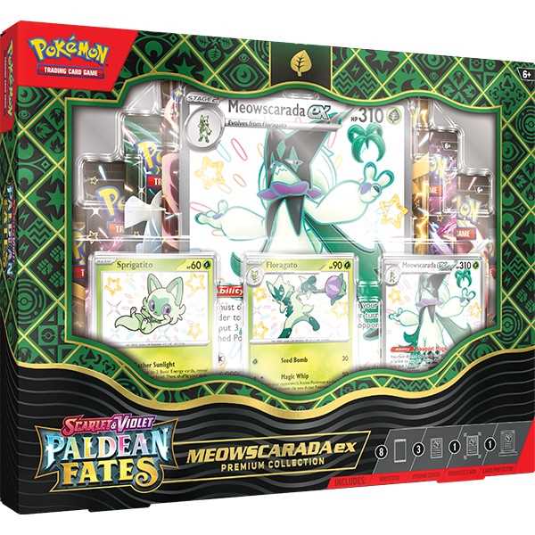 Pokemon TCG: Scarlet & Violet SV4.5 Paldean Fates - Premium Collection - Meowscarada