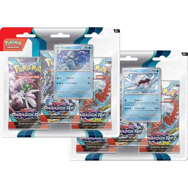 Pokemon TCG: Scarlet & Violet SV4 Paradox Rift Triple Blister