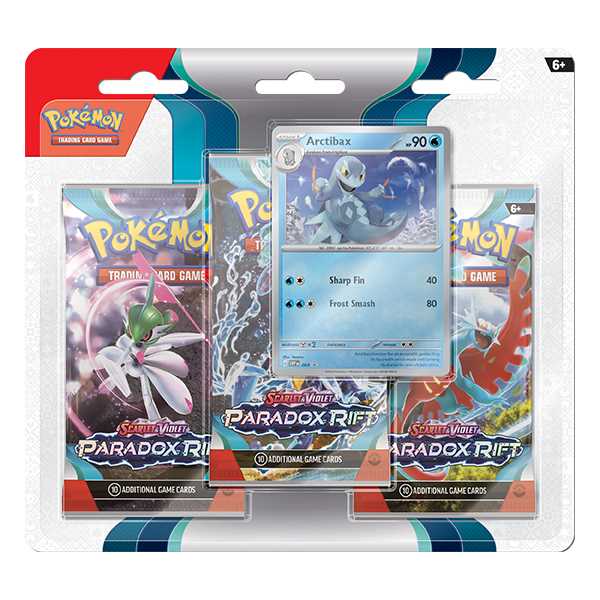 Pokemon TCG: Scarlet & Violet SV4 Paradox Rift Triple Blister