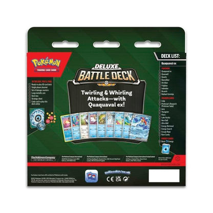 Pokemon TCG: Quaquaval ex Deluxe Battle Deck