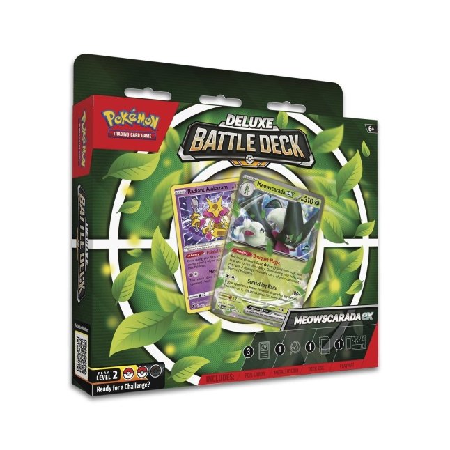 Pokemon TCG: Meowscarada ex Deluxe Battle Deck