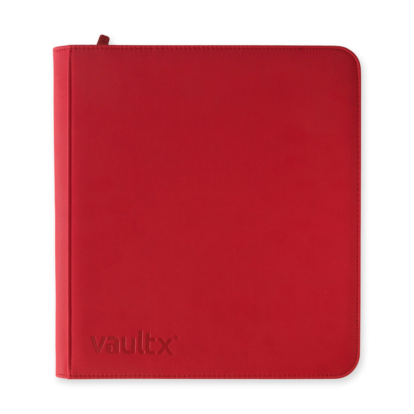 Vault X 12-Pocket Exo-Tech Zip Binder - Fire Red