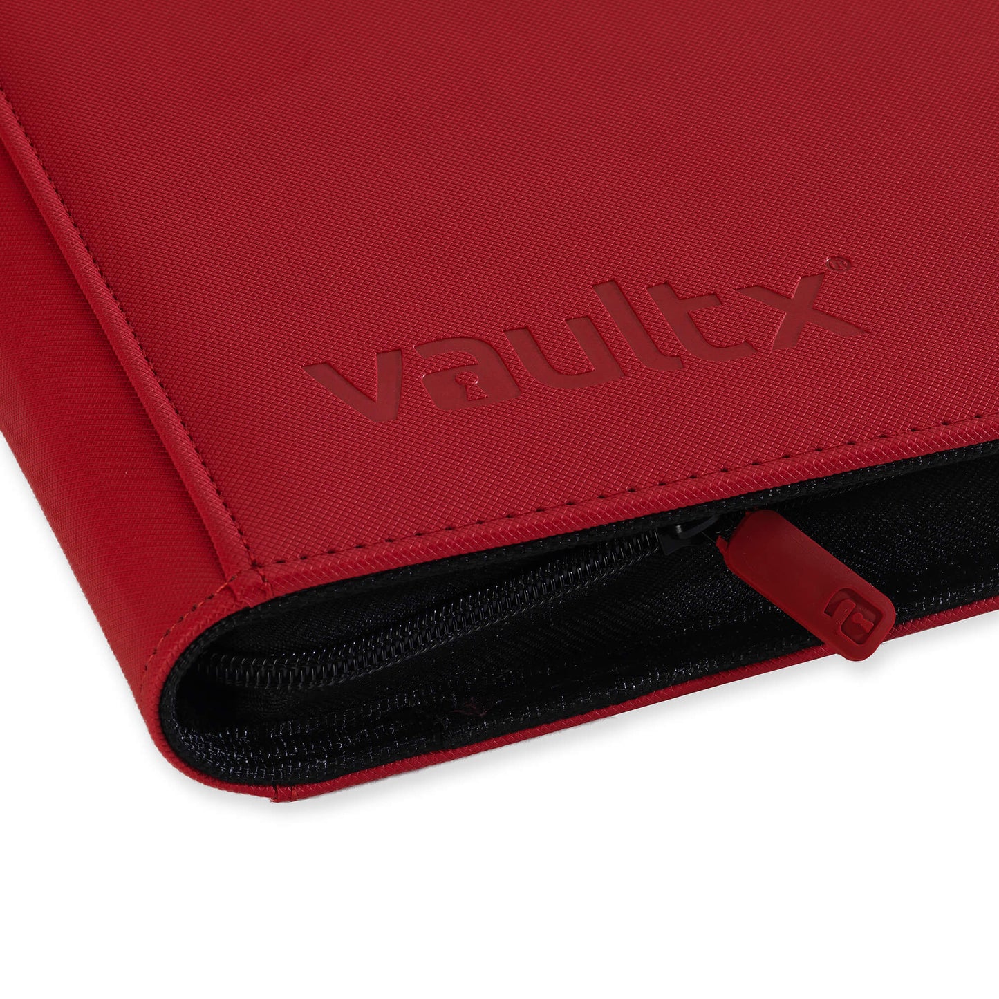 Vault X 12-Pocket Exo-Tech Zip Binder - Fire Red