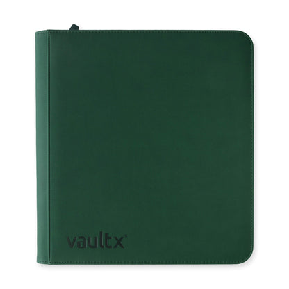 Vault X 12-Pocket Exo-Tech Zip Binder - Forest Green