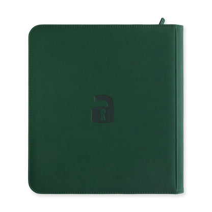 Vault X 12-Pocket Exo-Tech Zip Binder - Forest Green