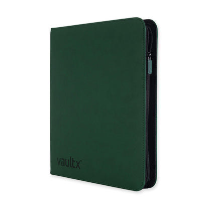 Vault X 12-Pocket Exo-Tech Zip Binder - Forest Green