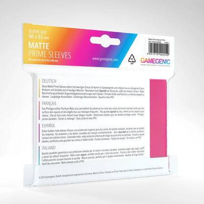 Gamegenic Matte Prime Sleeves - Pink (100)