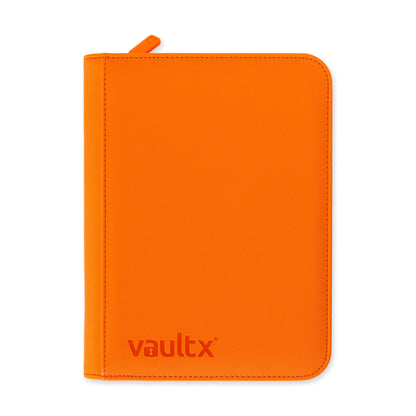 Vault X 4-Pocket Exo-Tech Zip Binder - Just Orange