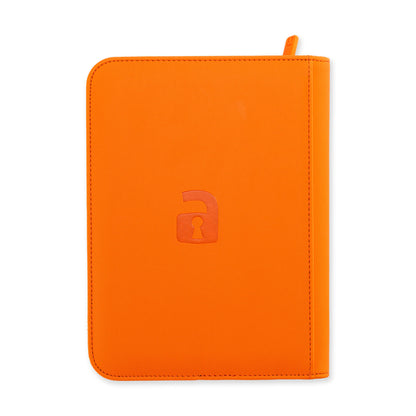 Vault X 4-Pocket Exo-Tech Zip Binder - Just Orange