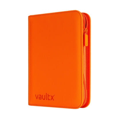 Vault X 4-Pocket Exo-Tech Zip Binder - Just Orange