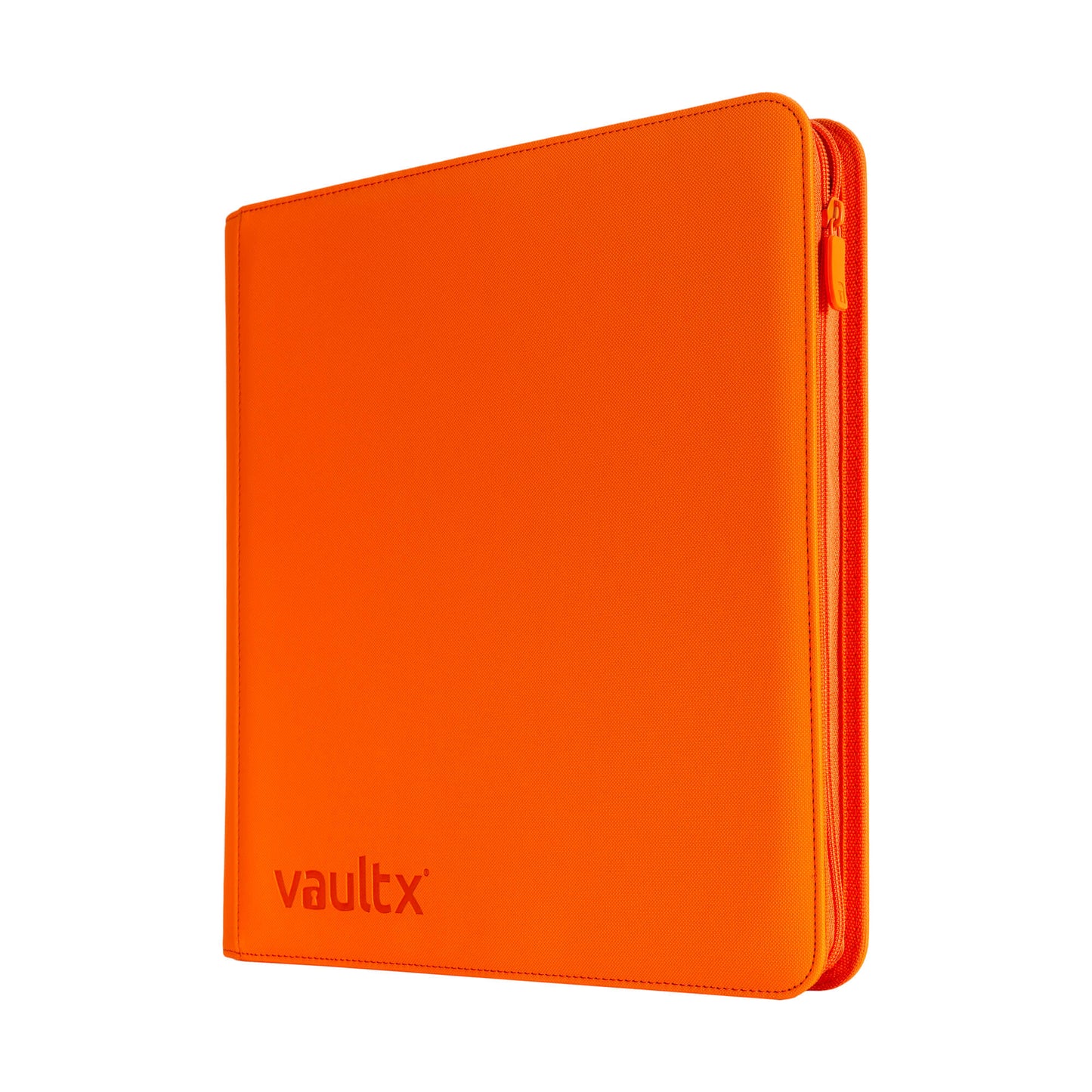 Vault X 12-Pocket Exo-Tech Zip Binder - Just Orange