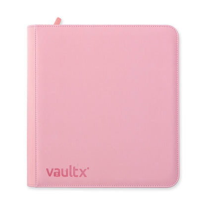 Vault X 12-Pocket Exo-Tech Zip Binder - Just Pink