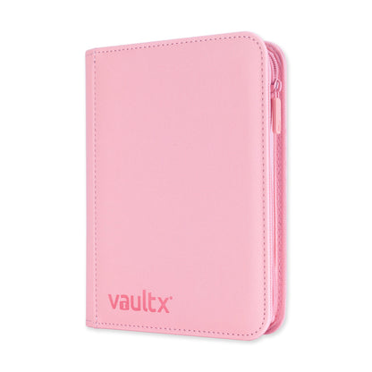 Vault X 4-Pocket Exo-Tech Zip Binder - Just Pink