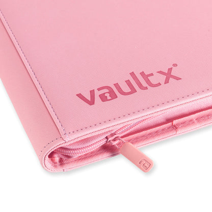 Vault X 12-Pocket Exo-Tech Zip Binder - Just Pink