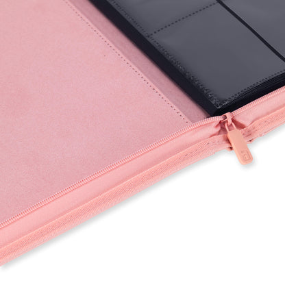 Vault X 12-Pocket Exo-Tech Zip Binder - Just Pink