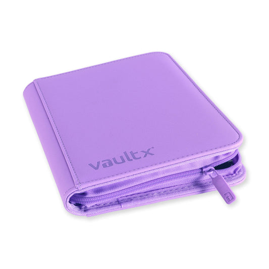 Vault X 4-Pocket Exo-Tech Zip Binder - Just Purple