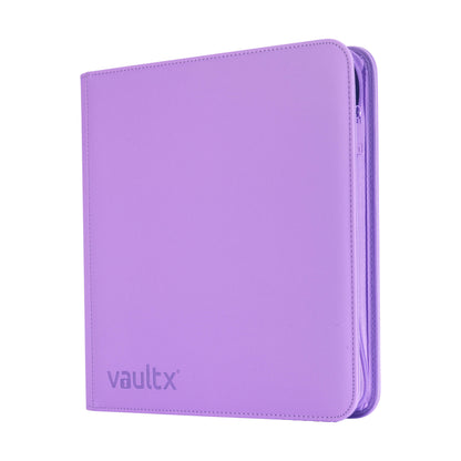 Vault X 12-Pocket Exo-Tech Zip Binder - Just Purple