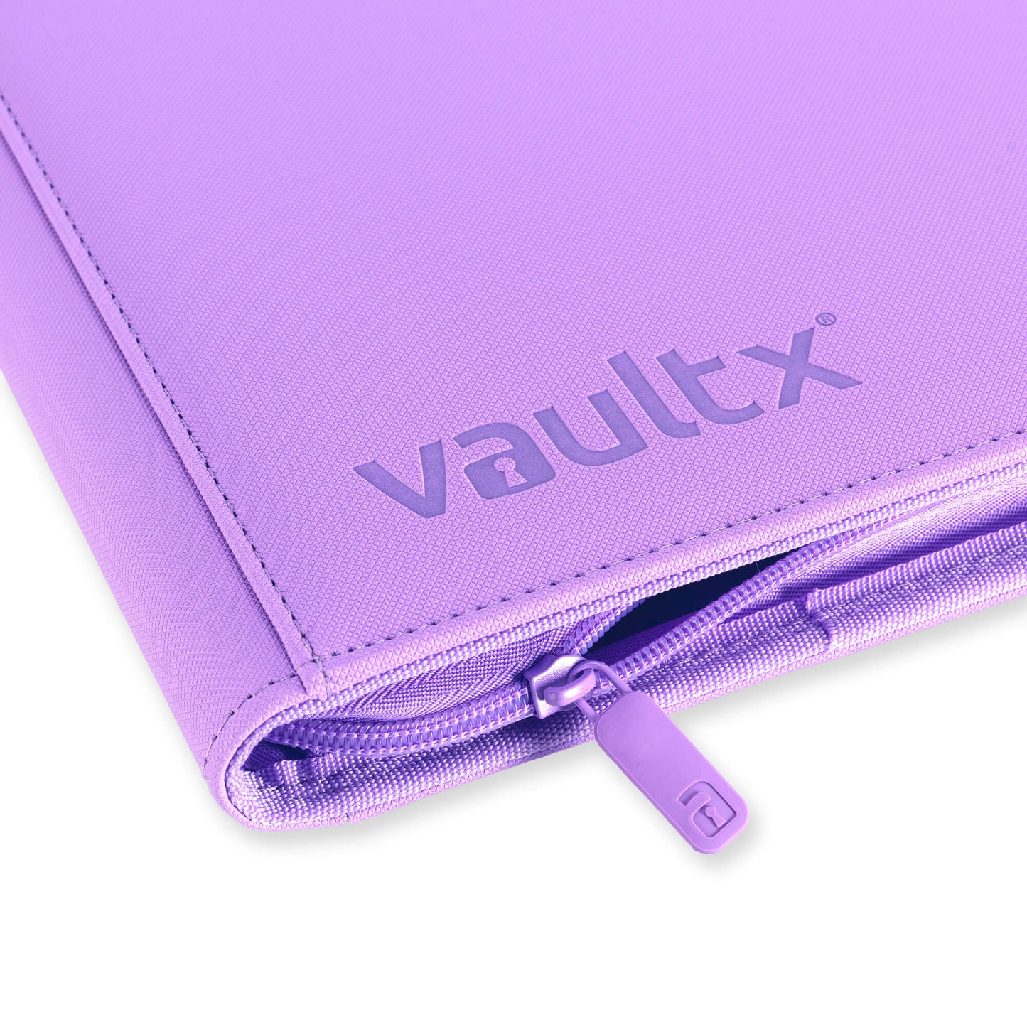 Vault X 12-Pocket Exo-Tech Zip Binder - Just Purple