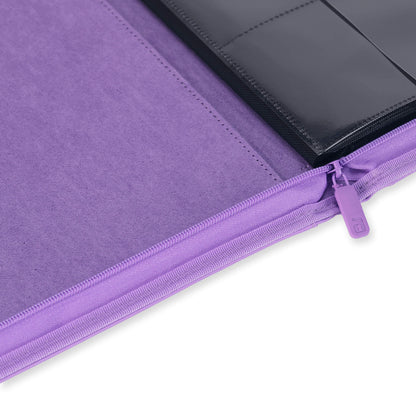 Vault X 12-Pocket Exo-Tech Zip Binder - Just Purple