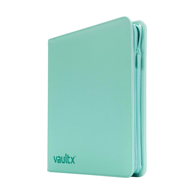 Vault X 12-Pocket Exo-Tech Zip Binder - Mint Green