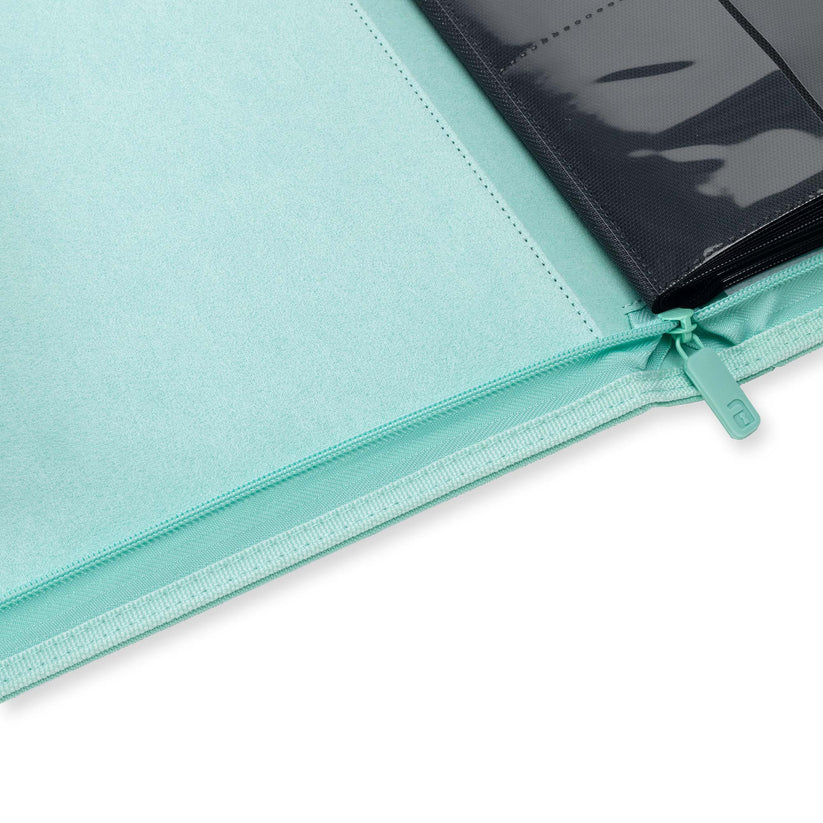 Vault X 12-Pocket Exo-Tech Zip Binder - Mint Green