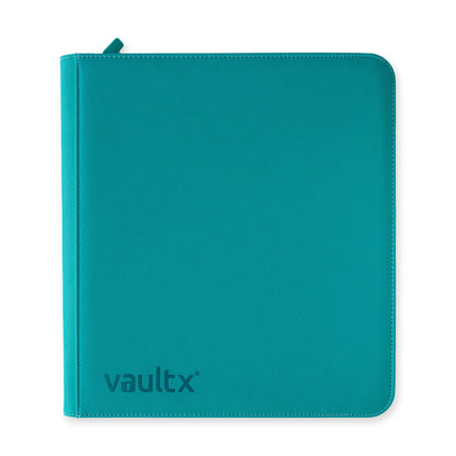 Vault X 12-Pocket Exo-Tech Zip Binder - Ocean Blue