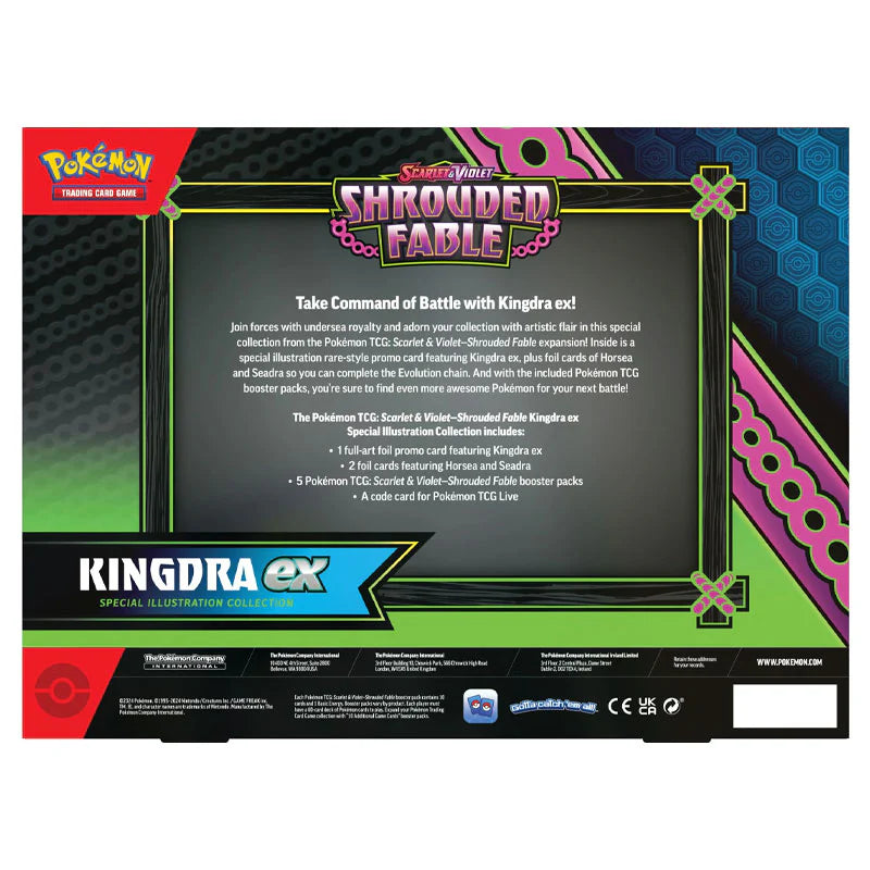 Pokemon TCG: Scarlet & Violet SV6.5 Shrouded Fable - Kingdra ex Special Illustration Collection