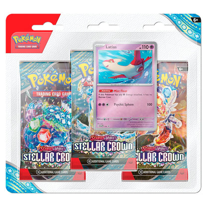 Pokemon TCG: Scarlet & Violet SV7 Stellar Crown Triple Blister