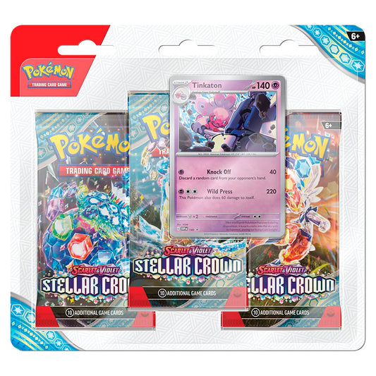 Pokemon TCG: Scarlet & Violet SV7 Stellar Crown Triple Blister