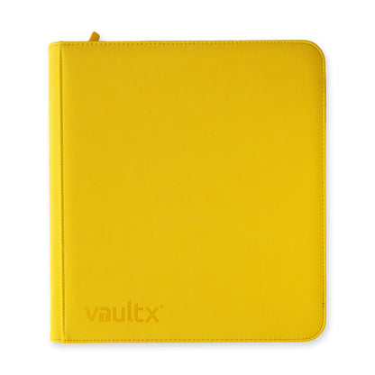 Vault X 12-Pocket Exo-Tech Zip Binder - Sunrise Yellow