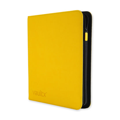 Vault X 12-Pocket Exo-Tech Zip Binder - Sunrise Yellow